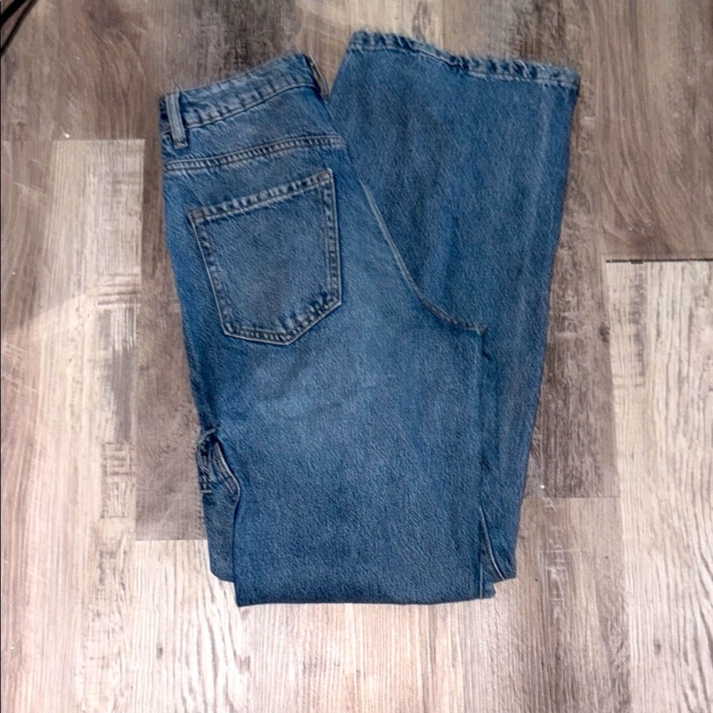 Classic Blue Denim cargo jeans
